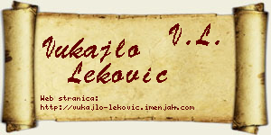 Vukajlo Leković vizit kartica